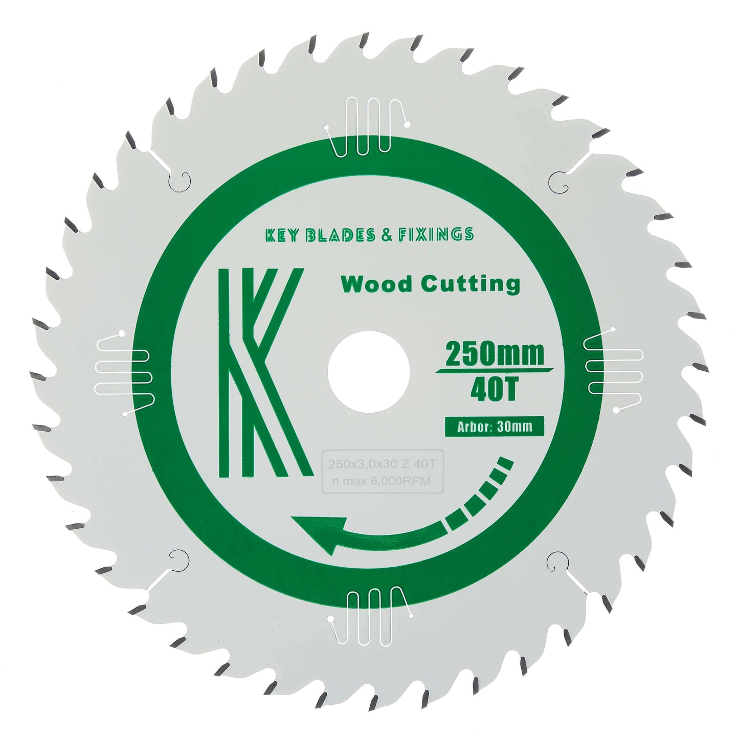 Brzeszczot ATB 250mm x 30mm x 3.0mm 40 zębów - 6101