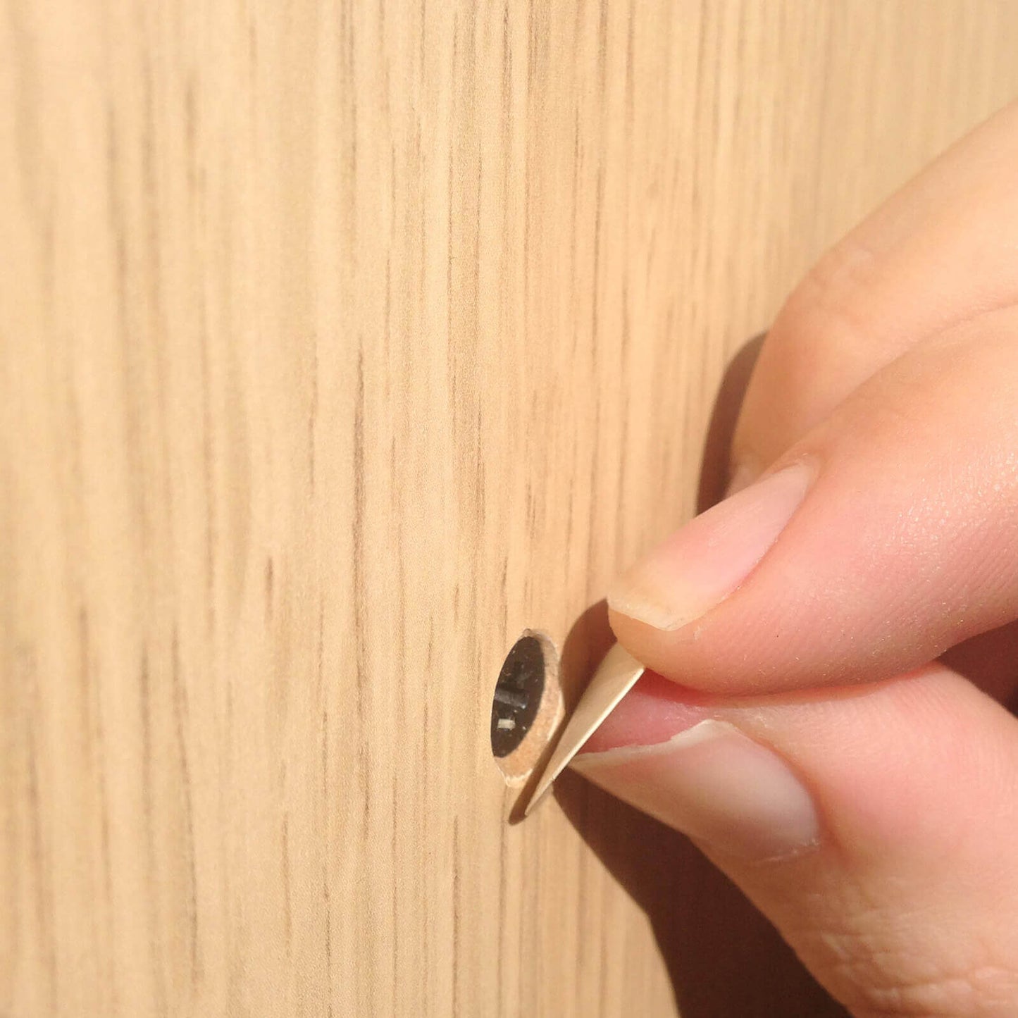 KwikCaps Self Adhesive Screw Cover Caps - Magnolia - Egger U215 ST15 - Shop Key Blades & Fixings | Workwear, Power tools & hand tools online - Key Blades & Fixings Ltd