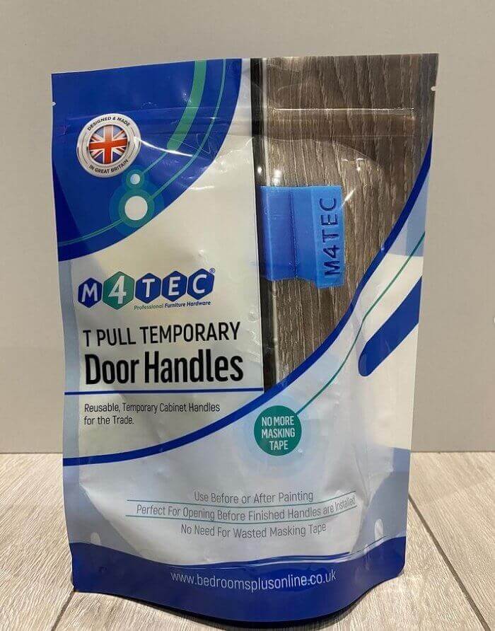 M4TEC T-Pull Handle 18mm Blue - Shop Key Blades & Fixings | Workwear, Power tools & hand tools online - Key Blades & Fixings Ltd