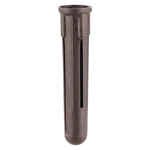 Tapones de pared de plástico marrón TimCo de 7 mm (100 piezas) ENCHUFE 1
