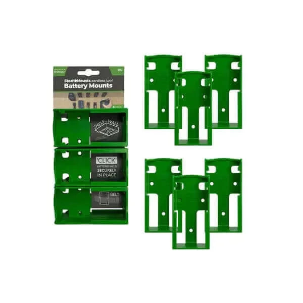 StealthMounts Festool 18v Soportes de batería - 6 PCS (SM2)