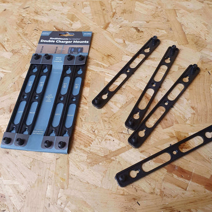 StealthMounts Makita DC18RD Soporte de cargador doble (2 pares para 2 cargadores) - (SM18)