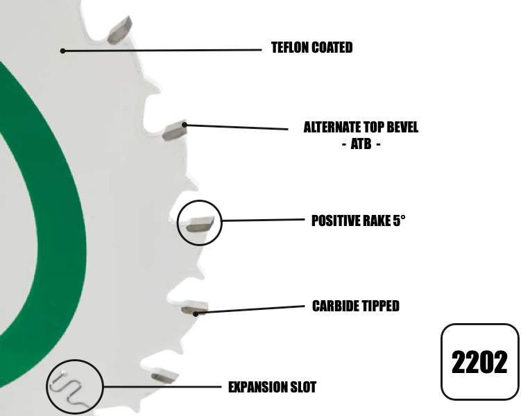 FESTOOL TS55/TSC (24 y 48TCG DIENTES 2.2MM) "Rip N Triple Chip" 4444