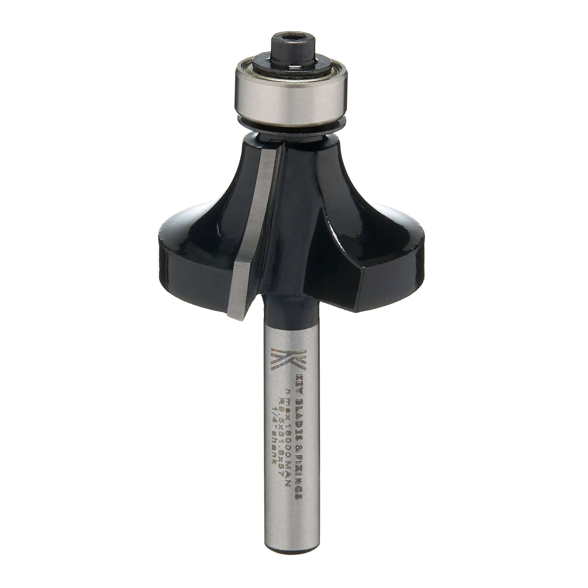 Key Blades 1/4" Rounding Over Router Cutter 9.5mm Radius - R11 -  Shop Key Blades & Fixings | Workwear, Power tools & hand tools online - Key Blades & Fixings Ltd