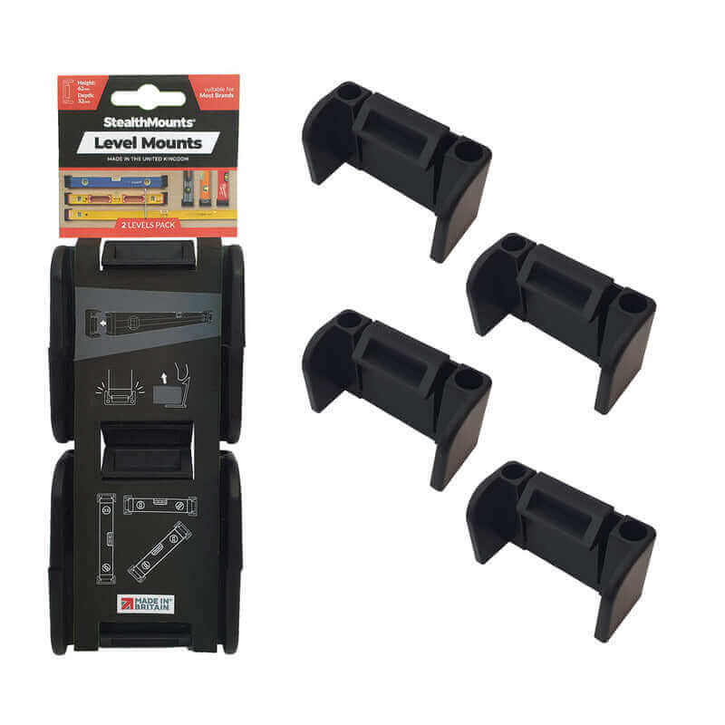 El paquete StealthMounts para 2 niveles incluye 4 soportes: apto para uso en furgonetas y talleres (SM20)