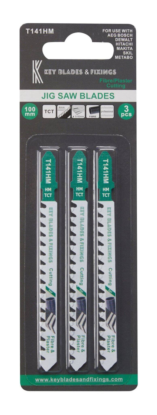 T141HM Carbide Jigsaw Blades 3 Pack - 1222 -  Shop Key Blades & Fixings | Workwear, Power tools & hand tools online - Key Blades & Fixings Ltd